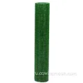 Сетка сетки 25x25 мм зеленого винилового покрытия сетки